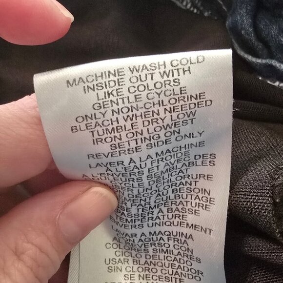 Wit & Wisdom Raw Hem Cropped High Rise Jeans Sz 18 - Picture 9 of 9